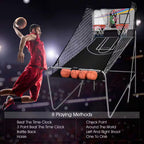 Double Shot Electronic Basketball Game with 4 Balls