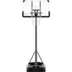 44In Basketball Hoop 7.5 Ft to 10 Ft Height Upgrade Large Base Portable Basketball Goal System with Quick Adjustment for Full Range of Players Indoor Outdoor Use