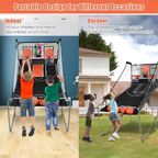 Double Shot Electronic Basketball Game with 4 Balls