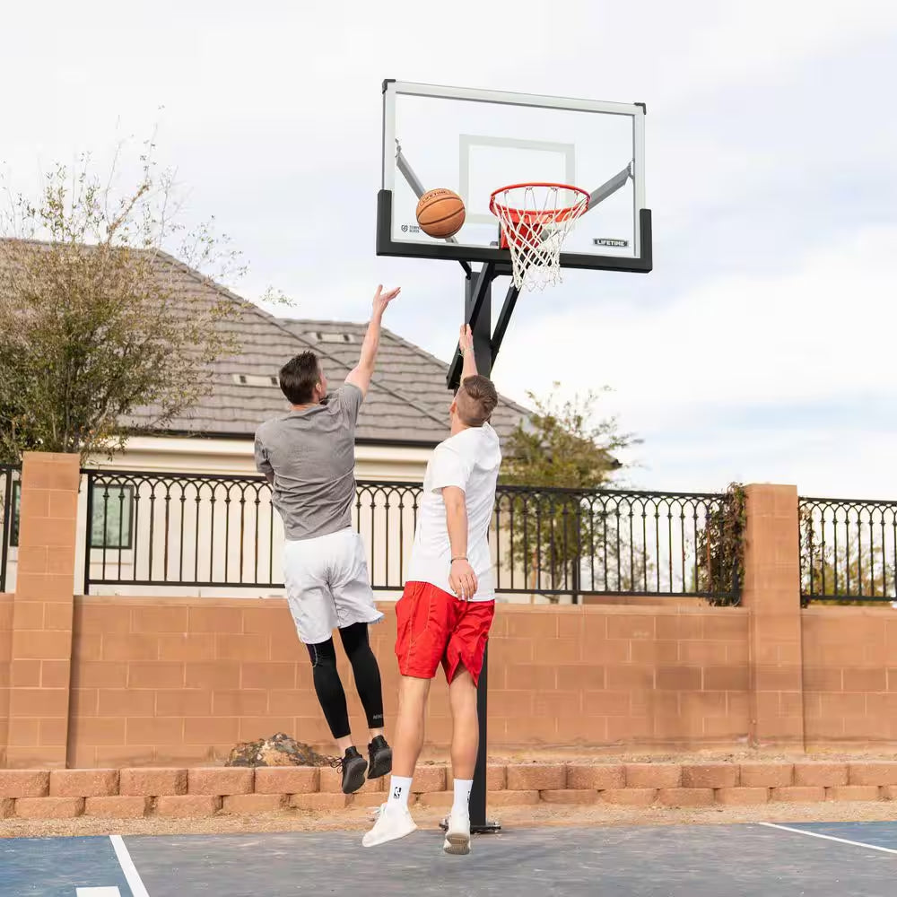 Mammoth Bolt down Basketball Hoop (54 In. Tempered Glass)