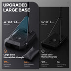 44In Basketball Hoop 7.5 Ft to 10 Ft Height Upgrade Large Base Portable Basketball Goal System with Quick Adjustment for Full Range of Players Indoor Outdoor Use
