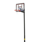 1008  44-Inch Adjustable Inground Basketball Hoop with Shatterproof Fusion Backboard, All-Weather Net, and Classic Steel Rim