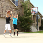 1008  44-Inch Adjustable Inground Basketball Hoop with Shatterproof Fusion Backboard, All-Weather Net, and Classic Steel Rim