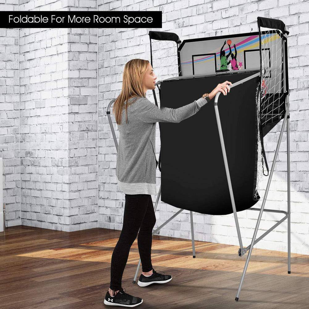 Double Shot Electronic Basketball Game with 4 Balls